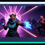**Image Prompt:** A vibrant, action-packed scene from an online Valorant match. Feature diverse players of varying skill levels, showcasing the excitement and inclusivity of a community league. Discord interface overlayed, highlighting communication and coordination. Energetic lighting, emphasizing the competitive spirit.