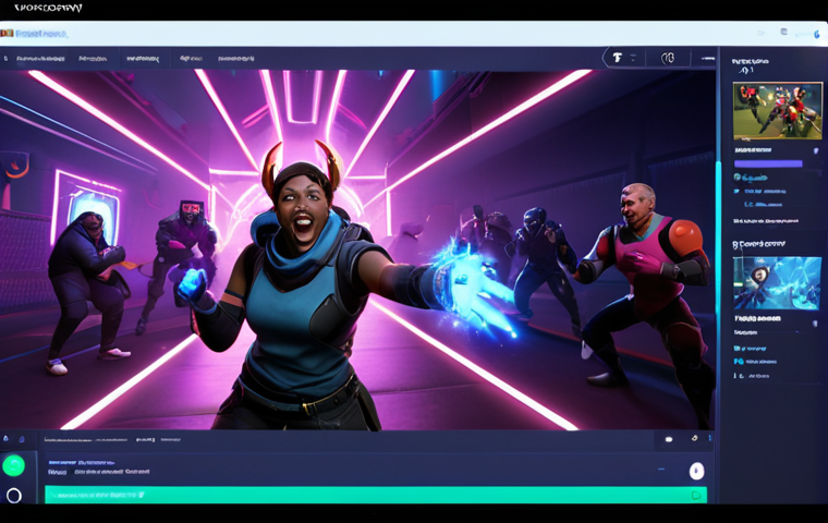 **Image Prompt:** A vibrant, action-packed scene from an online Valorant match. Feature diverse players of varying skill levels, showcasing the excitement and inclusivity of a community league. Discord interface overlayed, highlighting communication and coordination. Energetic lighting, emphasizing the competitive spirit.