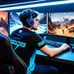 **

A professional Valorant player, fully clothed in team jersey, intensely focused during a tournament match on Ascent. Modern gaming setup with multiple monitors. Background shows the map Ascent. Bright, dynamic lighting. Safe for work, appropriate content, professional esports scene, perfect anatomy, natural proportions.

**