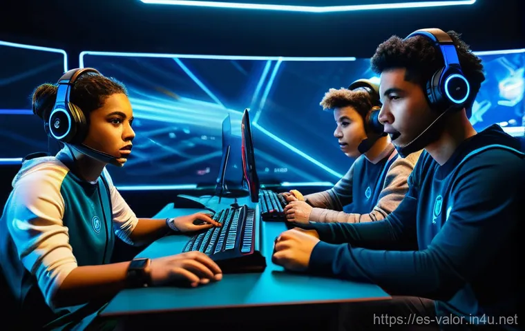 발로란트 팀 커뮤니케이션 연습법 - Image Prompt 1: The Symphony of Synchronization**