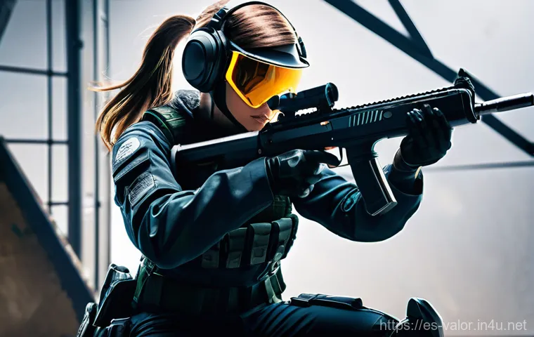 발로란트 프로 유저 세팅 공개 - **Prompt 2: The Optimized Setup of a Champion**
    A high-definition, eye-level shot showcasing a m...