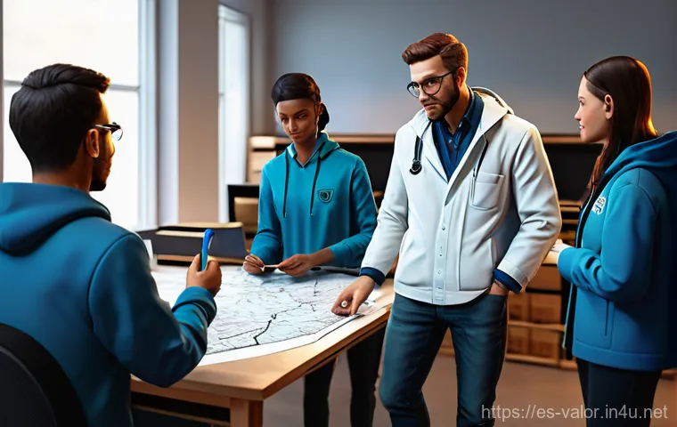 발로란트 사용자 리뷰 및 피드백 - **Prompt:** A dynamic and stylized illustration representing game balance. In the center, a futurist...