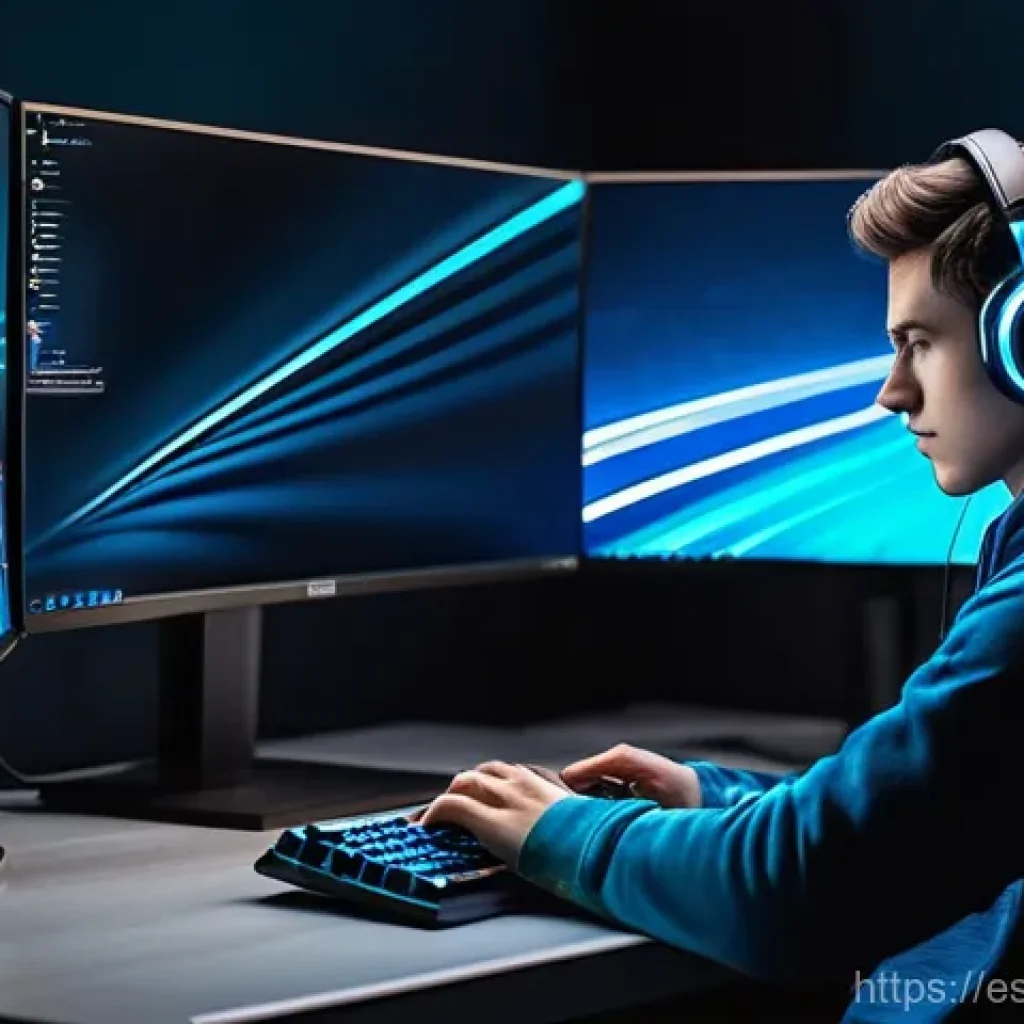 발로란트 고급 조준법 가이드 - **Image Prompt: Precision Settings**
    A highly detailed, realistic image of a focused young adult...