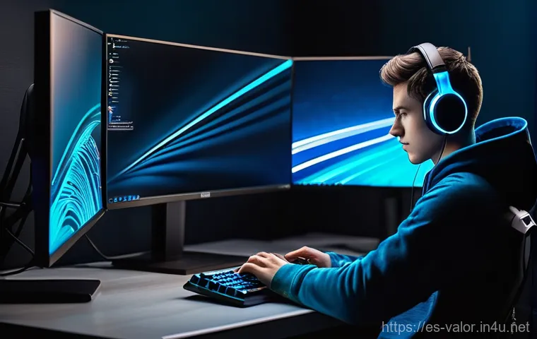 발로란트 고급 조준법 가이드 - **Image Prompt: Precision Settings**
    A highly detailed, realistic image of a focused young adult...