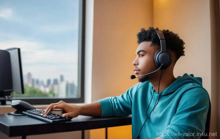 발로란트 랭크 게임 멘탈 유지법 - **Prompt:** A young adult (18-25 years old, gender-neutral appearance) taking a mindful break from g...