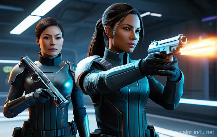 발로란트 인게임 아이템 가이드 - **Valorant Pistol Round Strategy**: A detailed, realistic image of two Valorant agents, Sage and Jet...