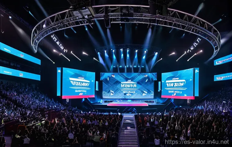 발로란트 유저 기반 확장 전략 - **Community Gaming Session:** A vibrant and energetic scene depicting a diverse group of young adult...