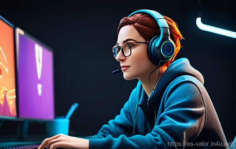 발로란트 유저 기반 확장 전략 - **Esports Grand Finale:** An epic wide shot of a large, state-of-the-art esports arena during a Valo...