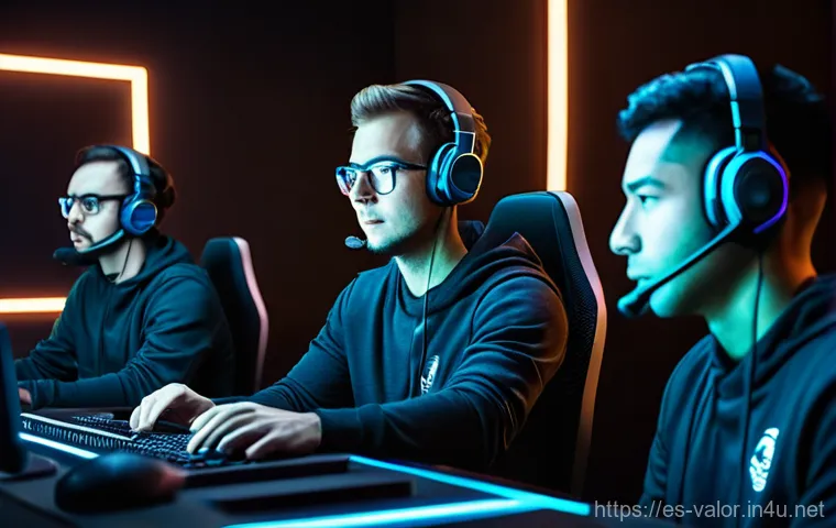 발로란트 경쟁전 순위 시스템 - **Prompt 2: The Ascent and Challenge of Rank Progression**
    "A determined Valorant player, mid-ac...