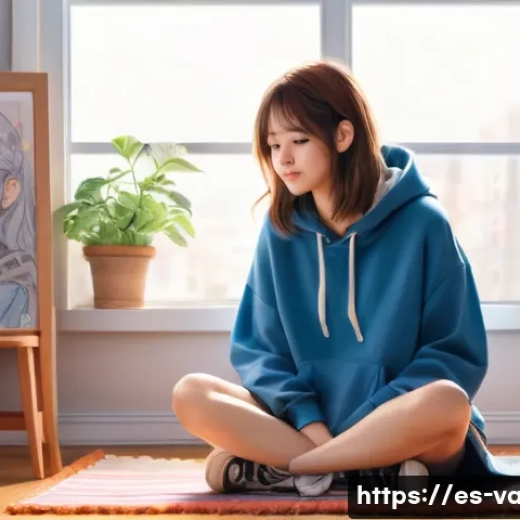 발로란트 리그 오브 레전드 비교 - **Prompt:** A young woman, early 20s, with slightly tousled brown hair, wearing a comfortable, overs...