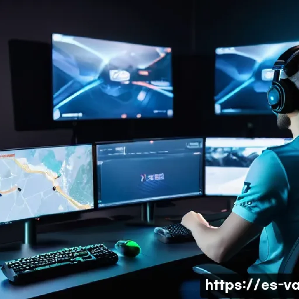 발로란트 새로운 팀 결성 가이드 - A dynamic esports team meeting in a modern gaming room, featuring five diverse players dressed in sl...