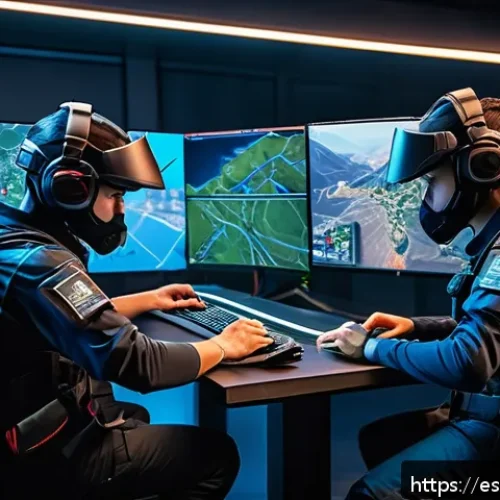 발로란트 유저 피드백 반영 콘텐츠 - A dynamic esports scene showing diverse Valorant agents in mid-action during a competitive match, ea...