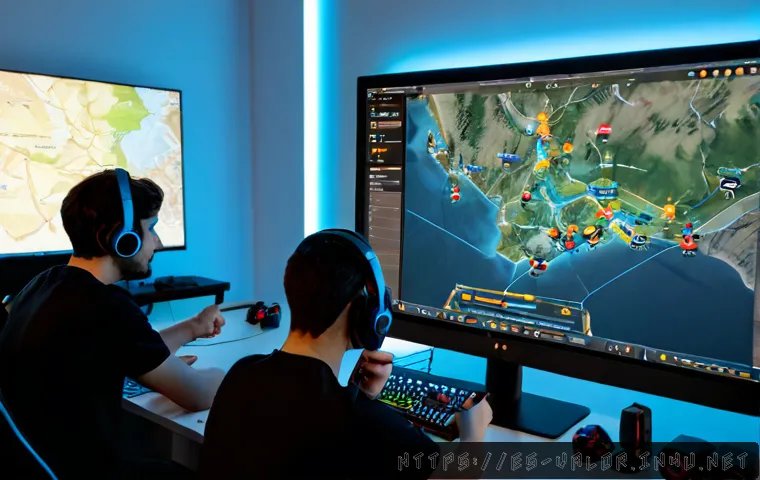 Home 17 발로란트 경기 중 새로운 전략 - Photorealistic esports team in a modern gaming room in Madrid, five young adult Spanish-speaking pla...